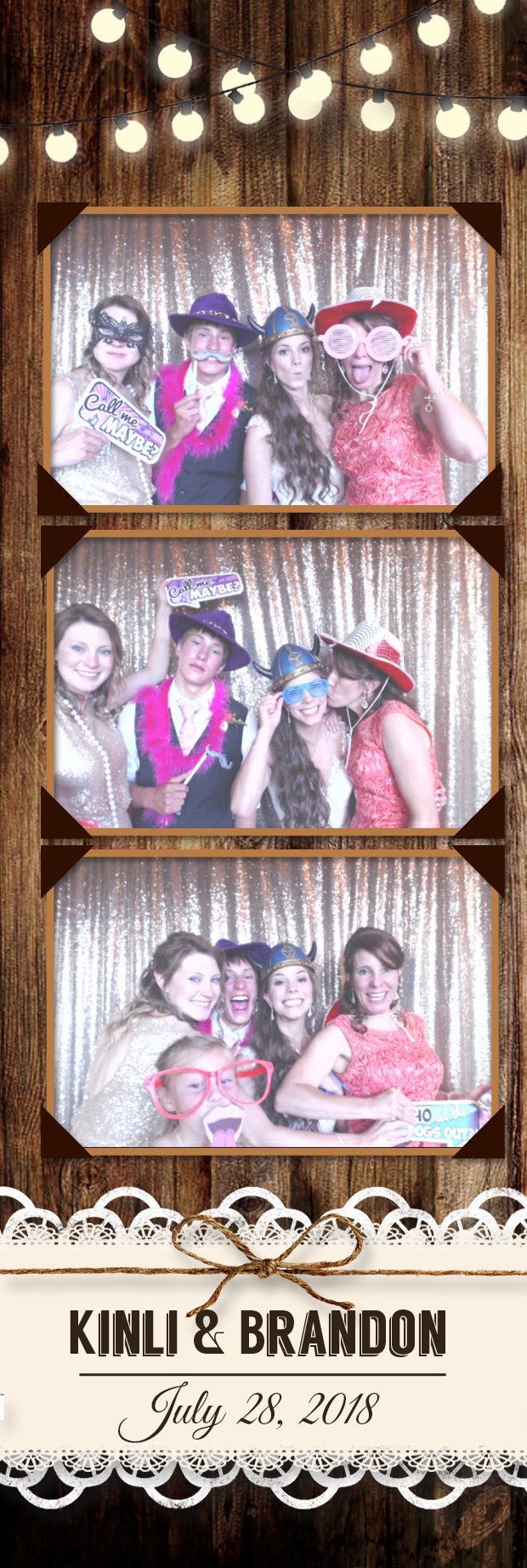Kinli and Brandon's Wedding | View more photos from the event at gallery.photoboothbillings.com/u/PhotoBoothBillings/Kinli-and-Brandons-Wedding